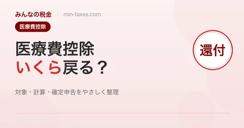 医療費控除の計算方法｜家族分まとめて所得の多い人が申告がお得
