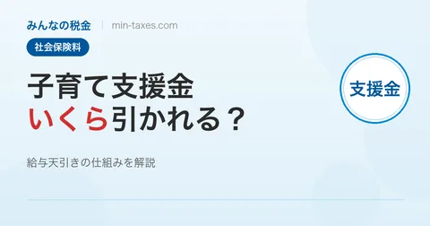 子ども・子育て支援金の天引き額は？年収別シミュレーション